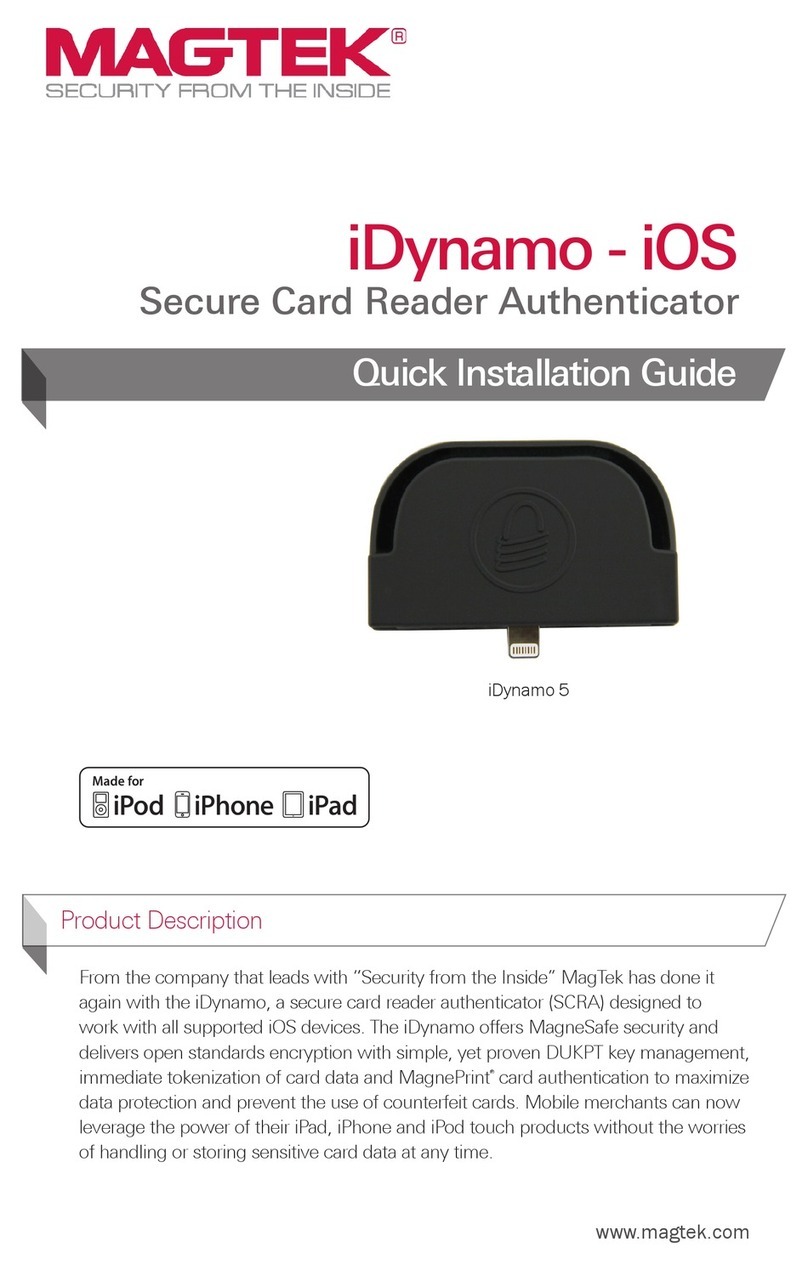 Magtek iDynamo 5 Quick installation guide