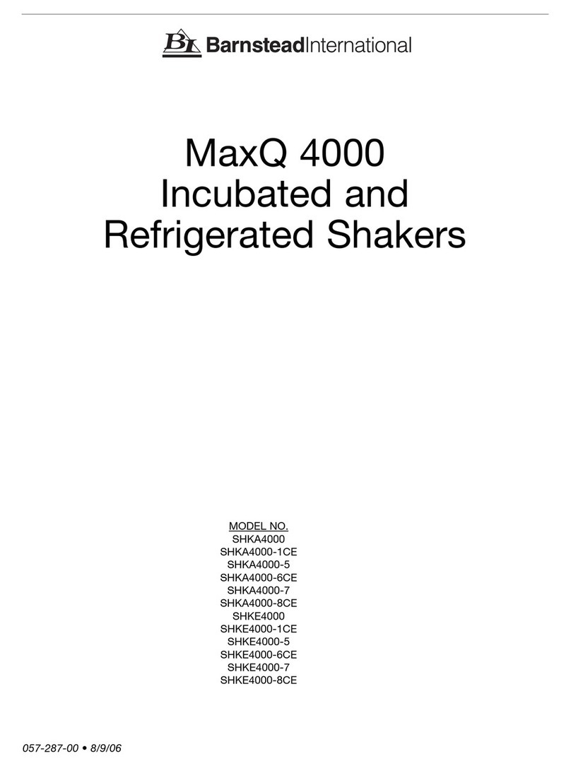Barnstead International MaxQ 4000 manual