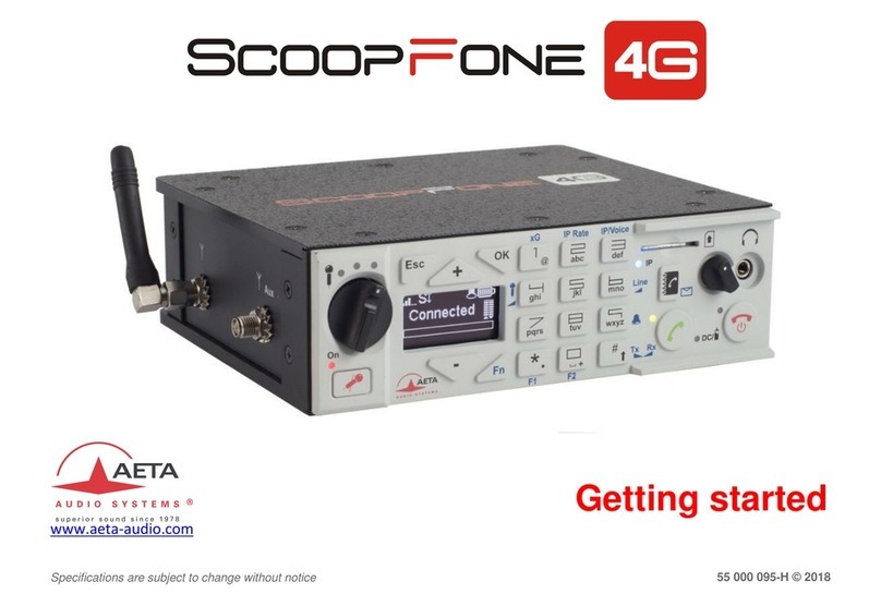 Aeta Audio Systems ScoopFone 4G Getting started