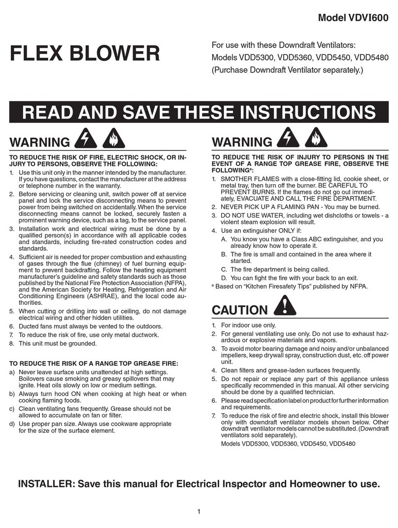 Viking Range VDVI600 instructions