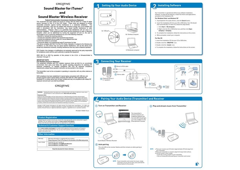 Creative Blaster Modem user guide