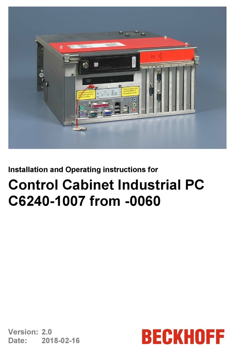 Beckhoff C6240-1007-0060 User manual