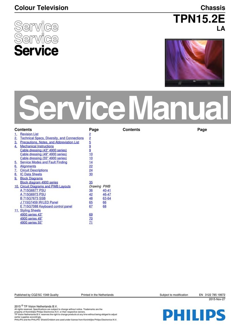 Philips TPN15.2E LA User manual