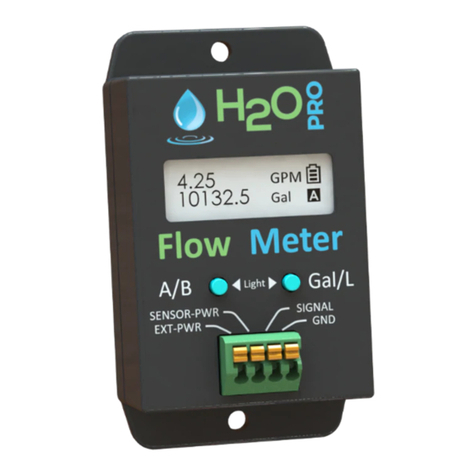 H2OPro Flow Gauge user manual