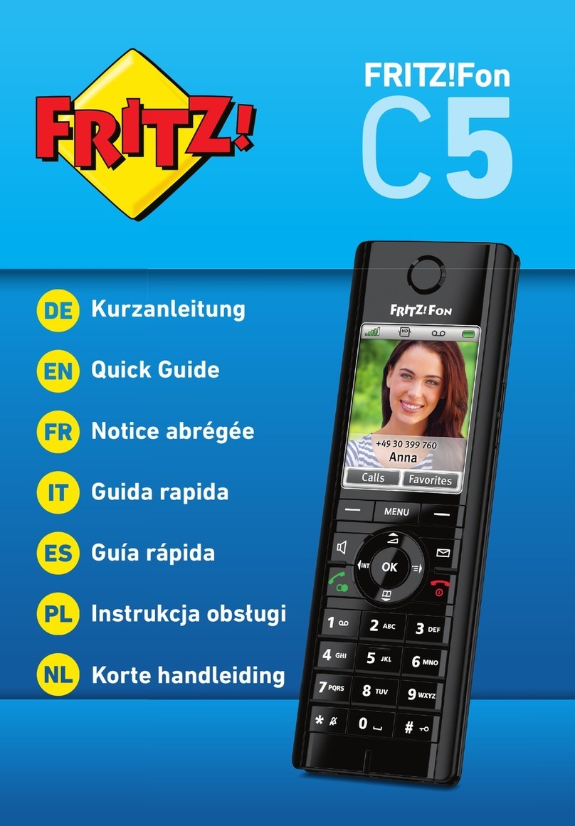 AVM FRITZ!Fon C5 quick guide