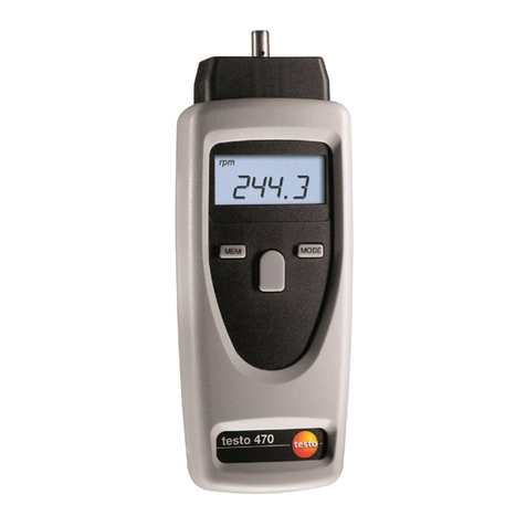 TESTO 470 User manual