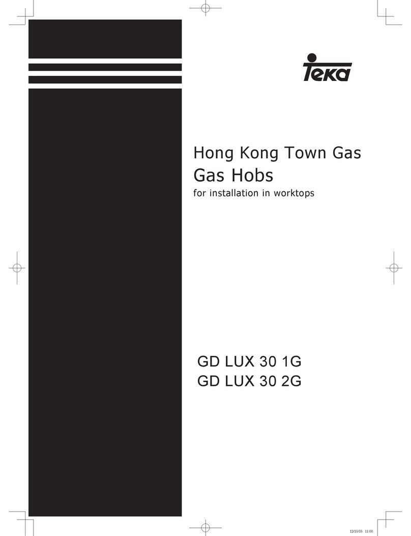 Teka GD LUX 30 1G User manual