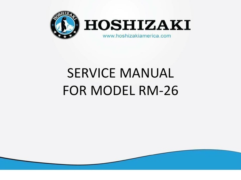 Hoshizaki RM-26 Service manual