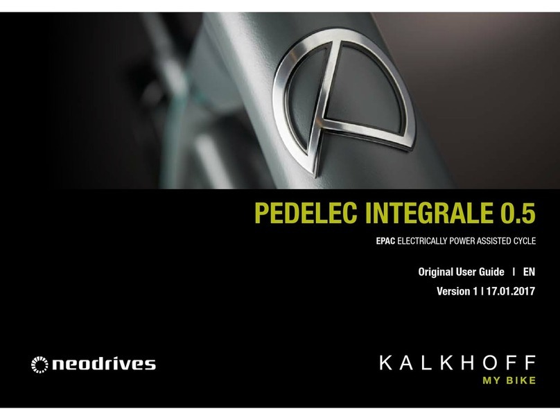 Derby cycle Pedelec Integrale 0.5 Original user guide