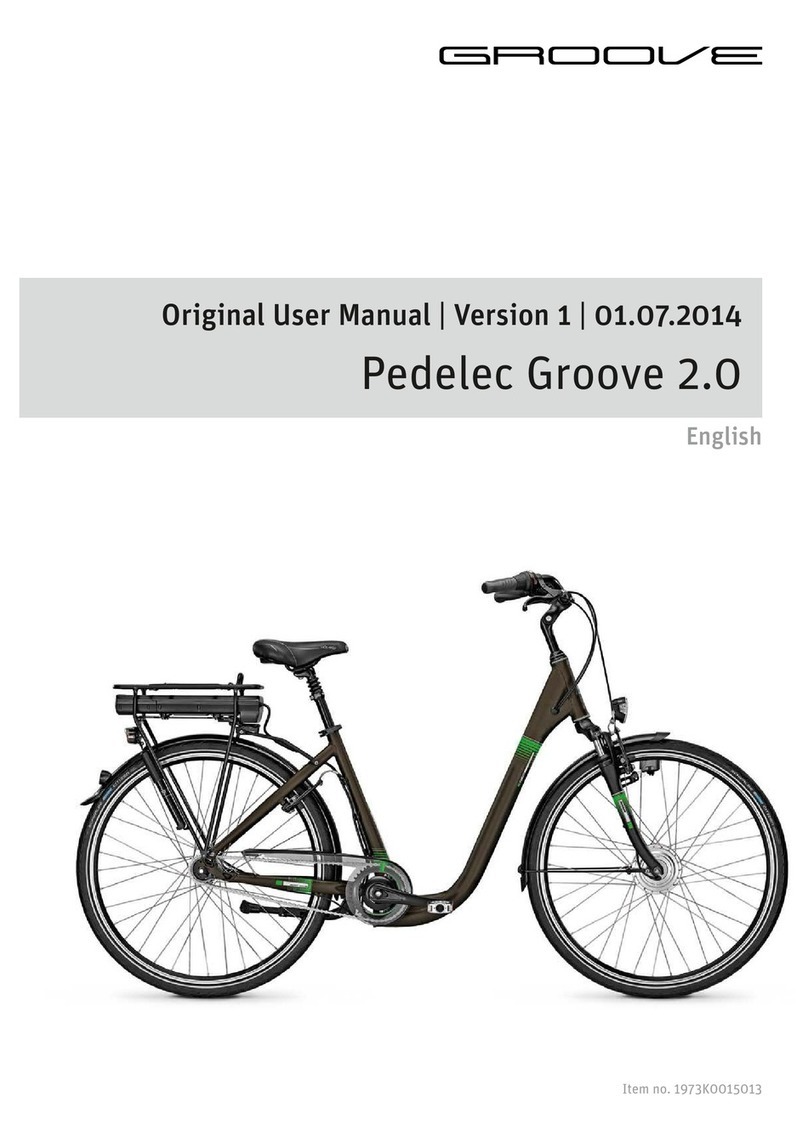 Derby cycle Pedelec Groove 2.0 user manual