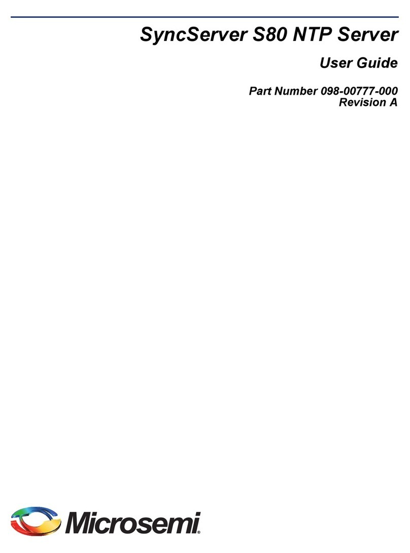 Microsemi SyncServer S80 user guide