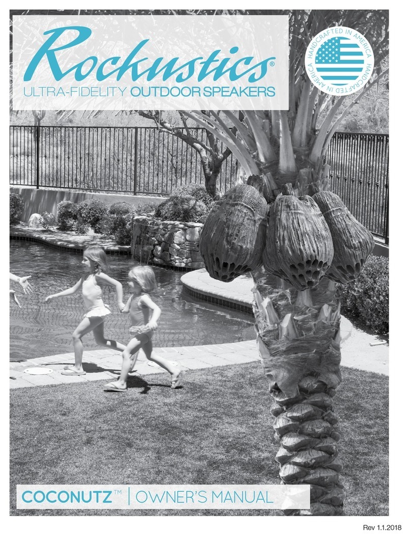 Rockustics Coconutz owner's manual