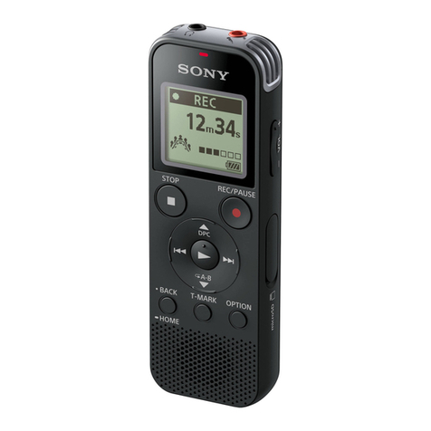 Sony ICD-PX470 operating instructions