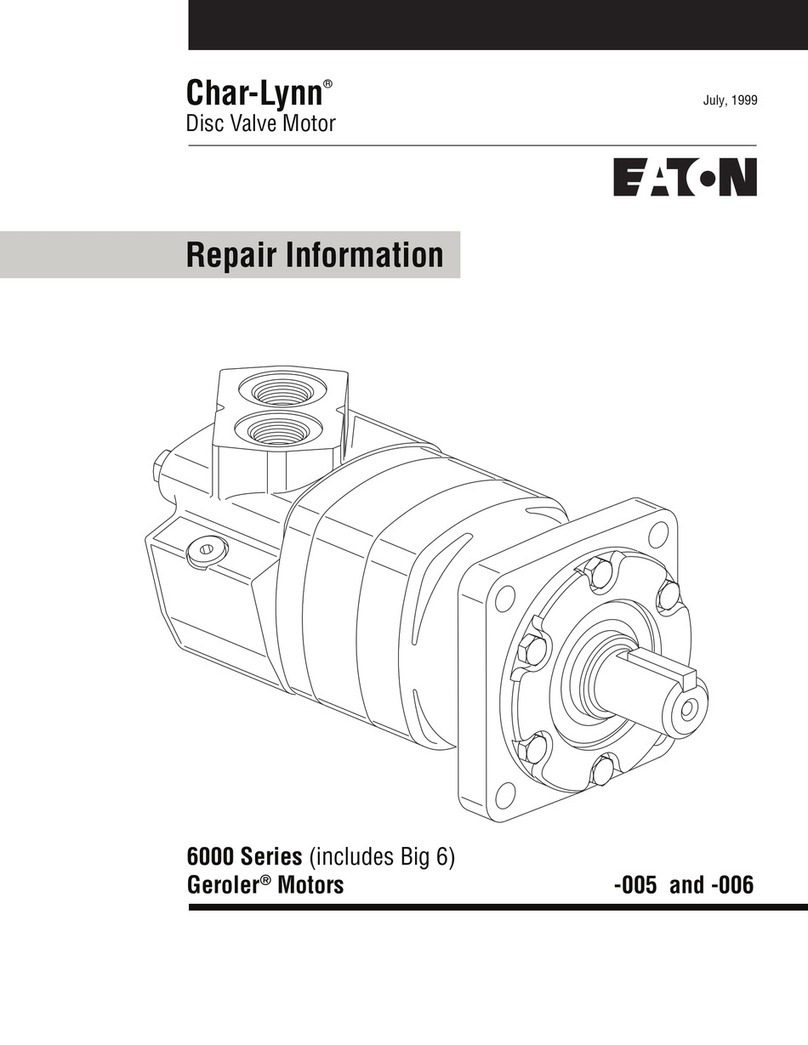 Eaton Char-Lynn 6000 Series Maintenance and repair information Eaton Char-Lynn 6000 Series Maintenance and repair information