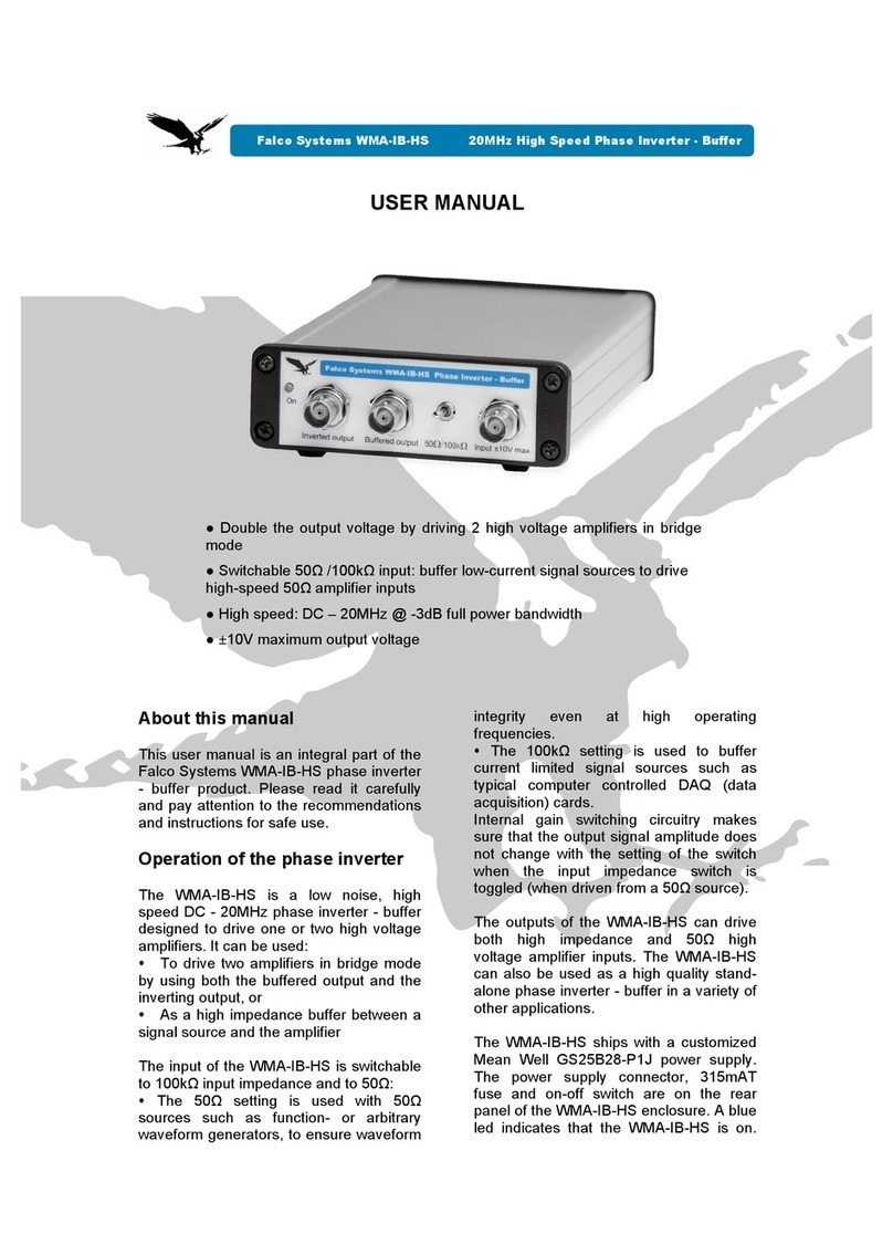 Falco Systems WMA-IB-HS user manual