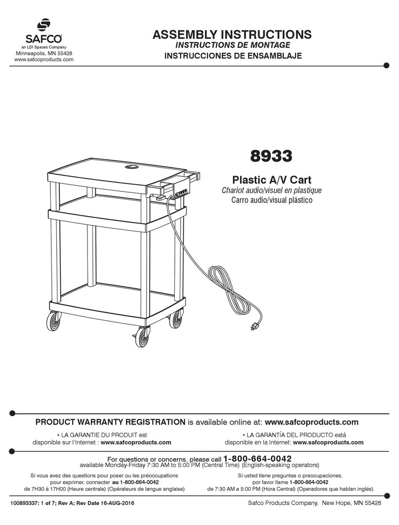 Safco 8933 User manual