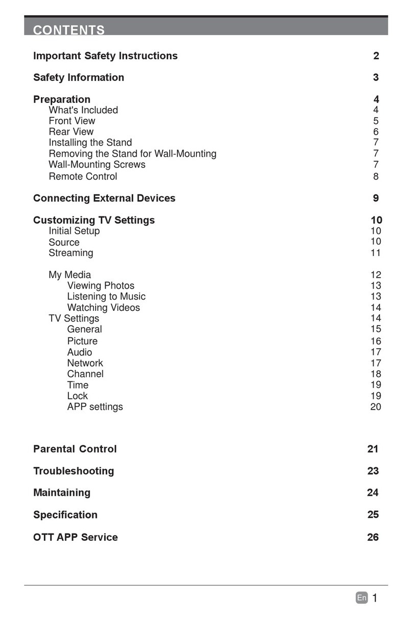 Westinghouse WD40FE2210 User manual Westinghouse WD40FE2210 User manual