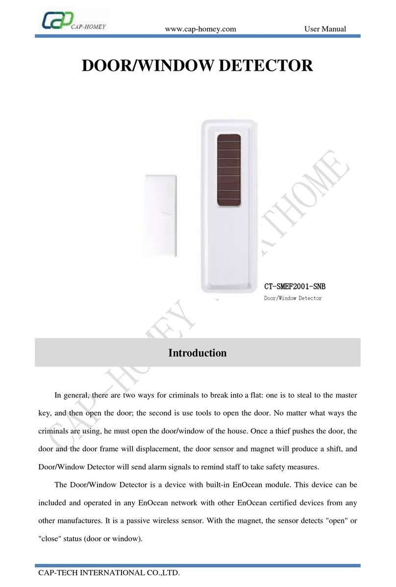 CAP-HOMEY CT-SMEF2001-SNB user manual