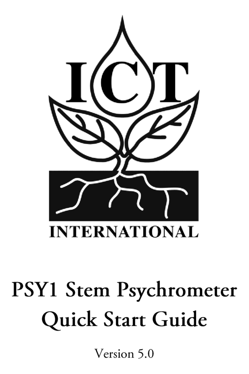 ICT PSY1 quick start guide ICT PSY1 quick start guide