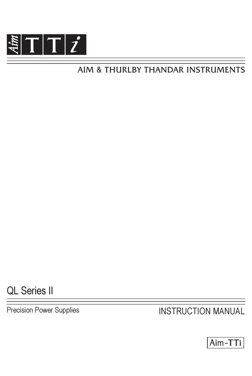 AimTTi QL Series II instruction manual