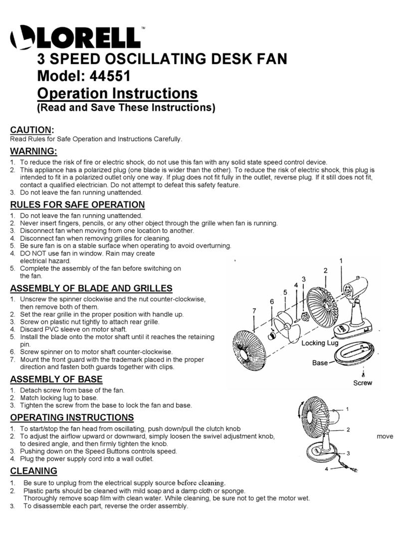 Lorell 44551 User manual