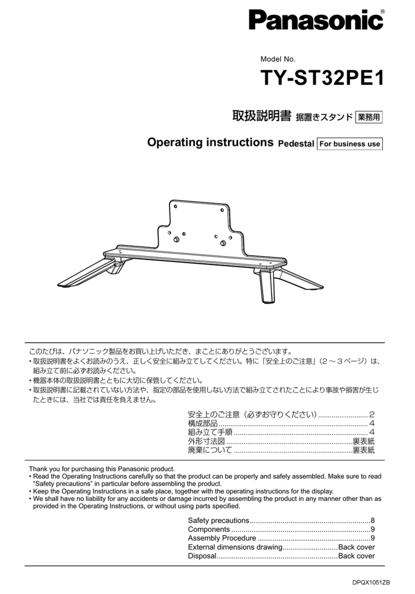 Panasonic TY-ST32PE1 operating instructions