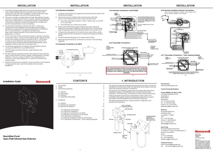 Honeywell Searchline Excel User manual
