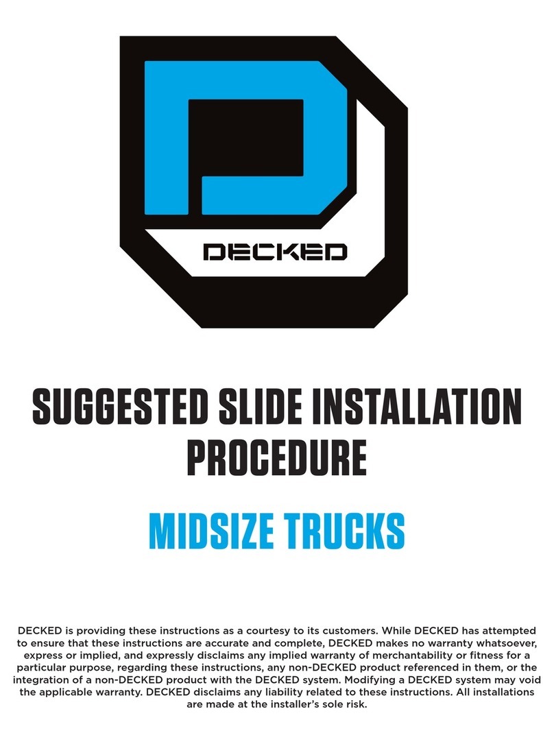 DECKED Slide Installation procedures