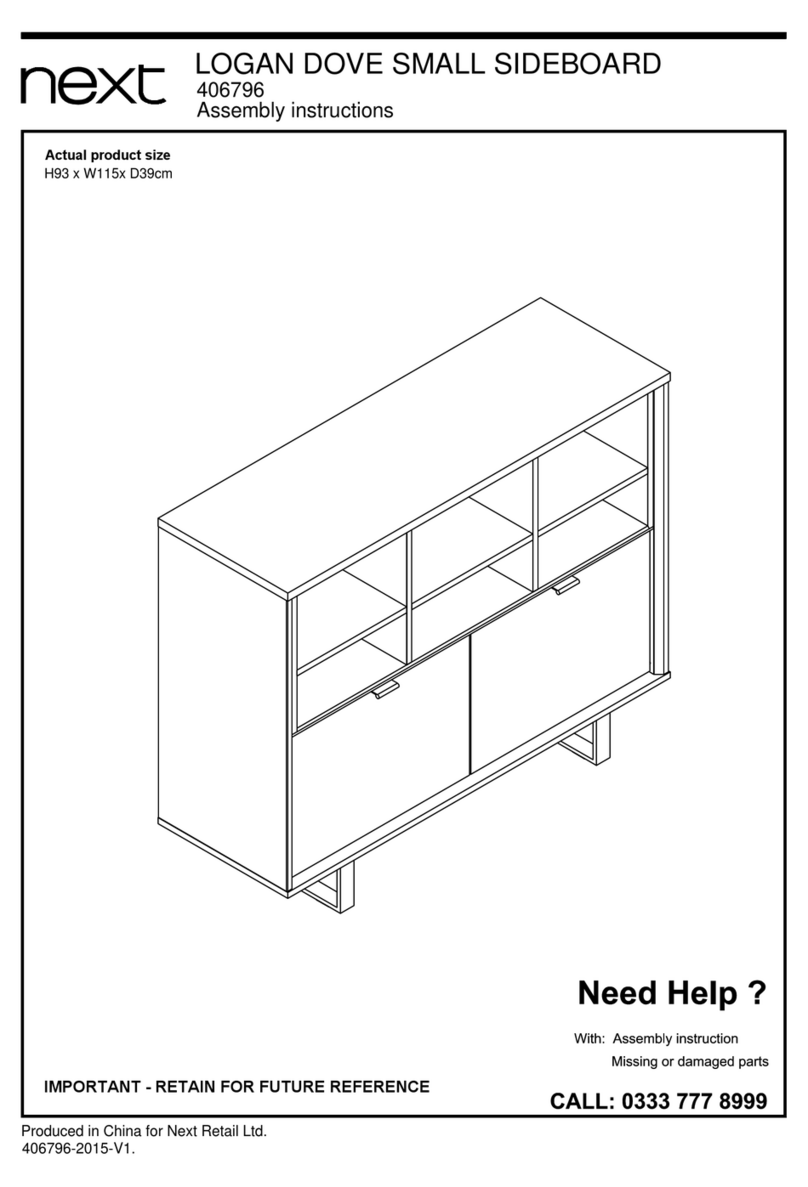 Next LOGAN DOVE SMALL SIDEBOARD Assembly instructions Next LOGAN DOVE SMALL SIDEBOARD Assembly instructions