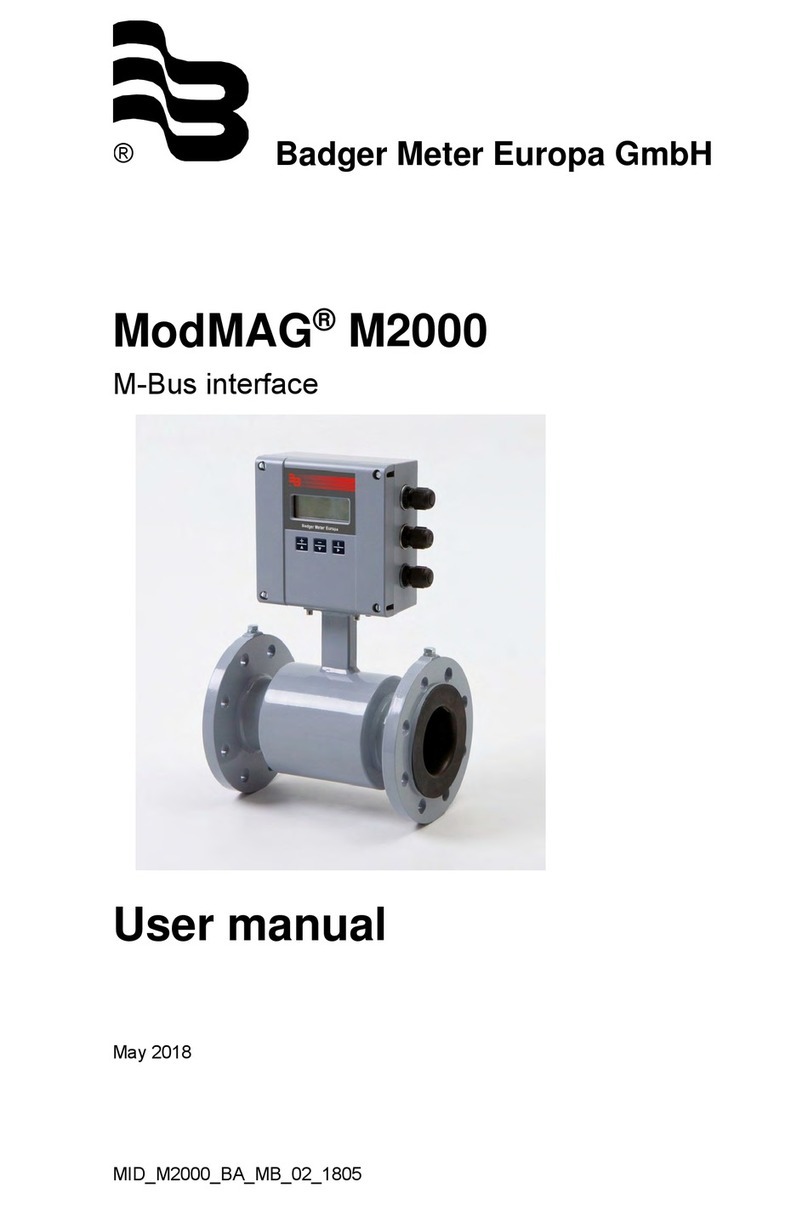 Badger Meter ModMAG M2000 user manual
