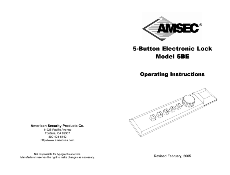 AMSEC 5BE User manual