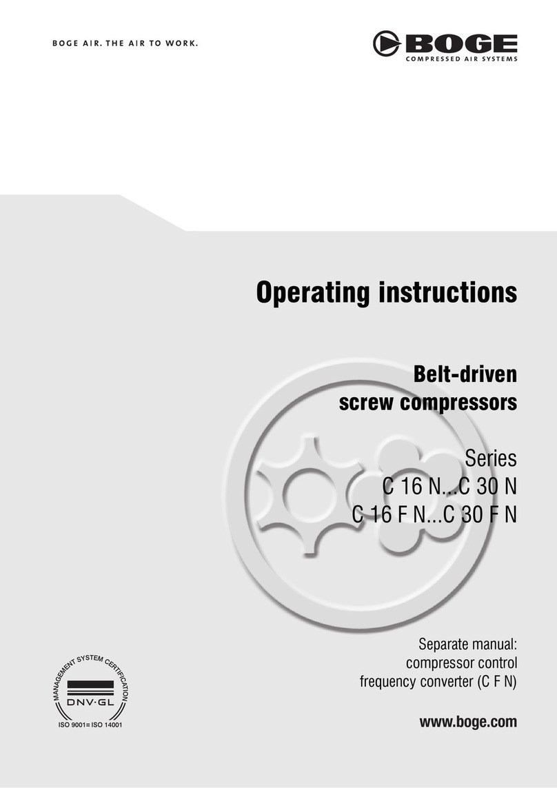 Boge C 16 N operating instructions