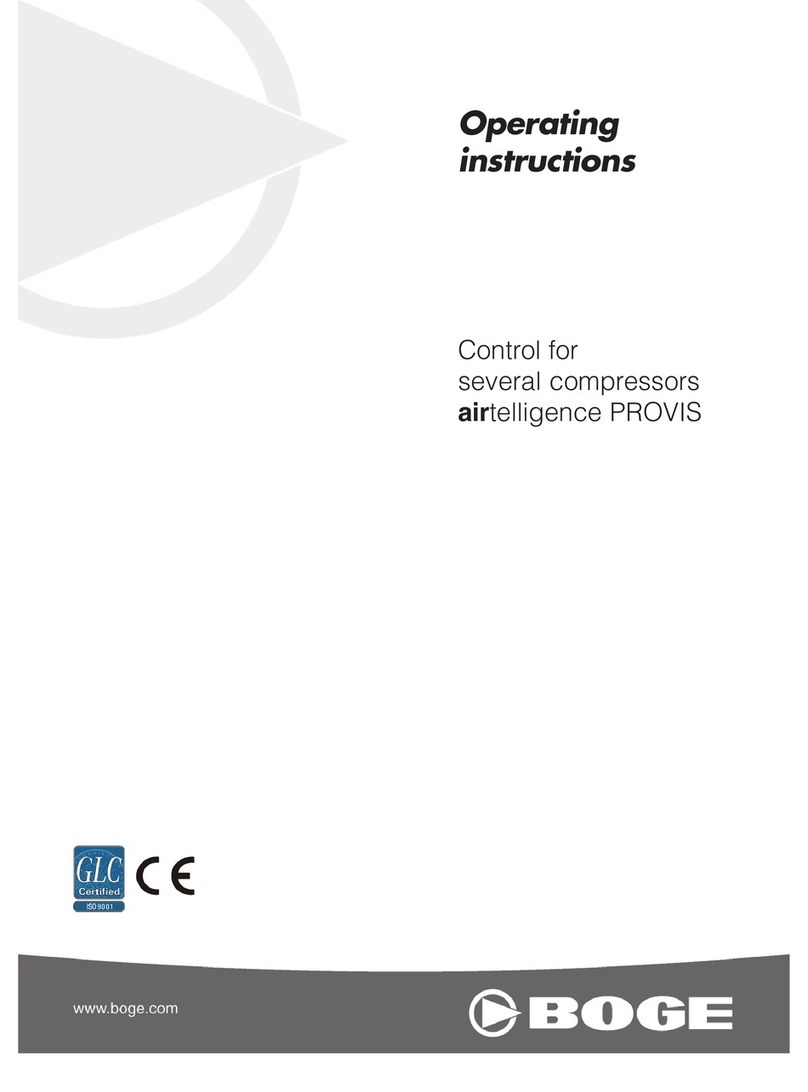 Boge airtelligence PROVIS operating instructions