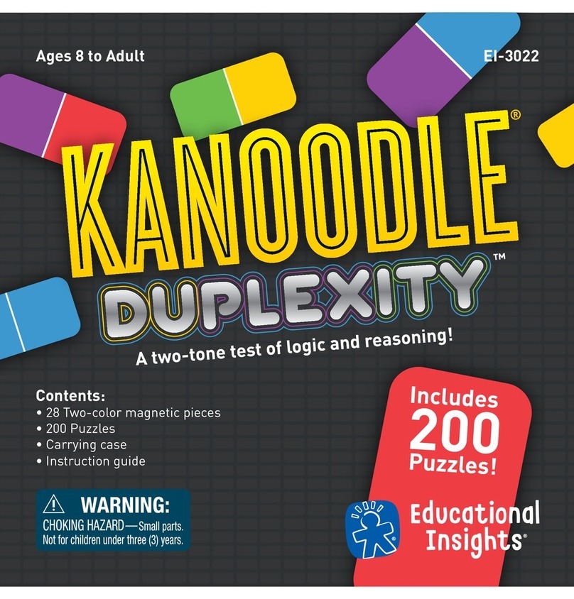 Educational Insights kanoodle duplexity Instruction guide