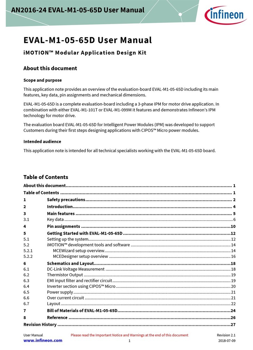 Infineon iMOTION EVAL-M1-05-65D User manual