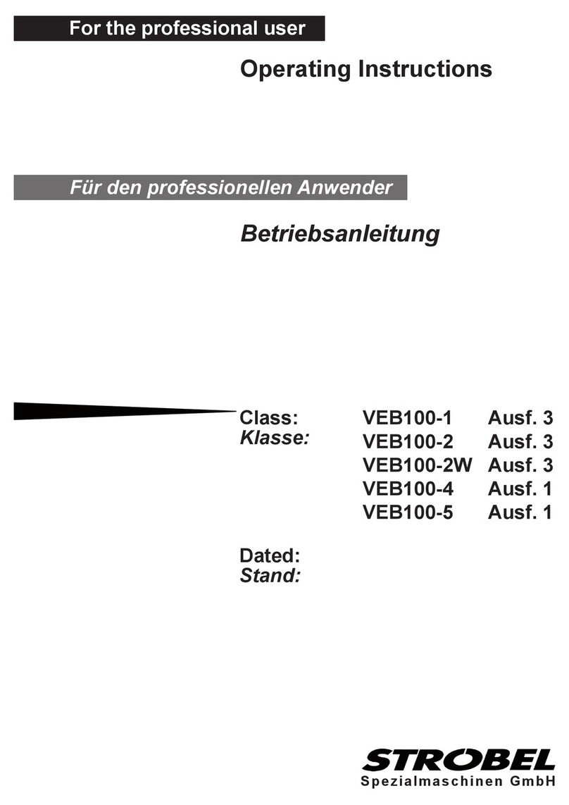 Strobel VEB100-1 operating instructions