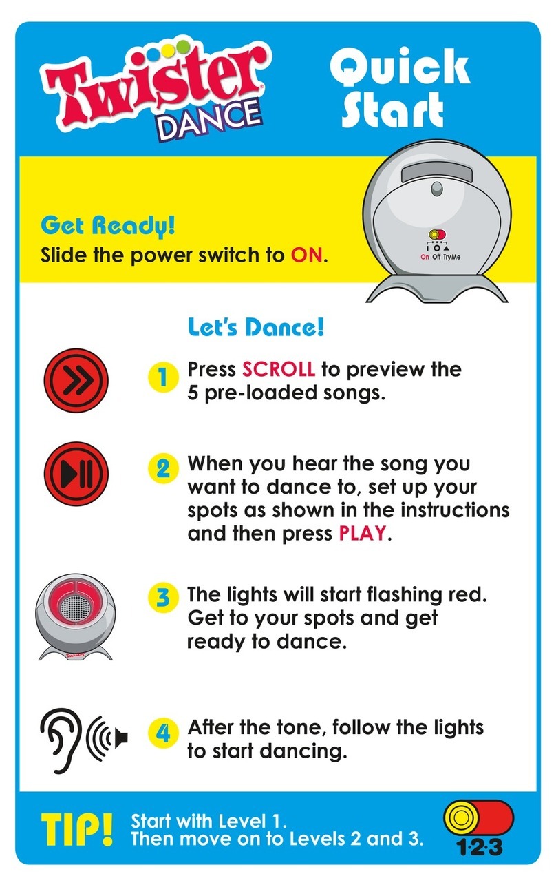 Hasbro Twister Dance User manual