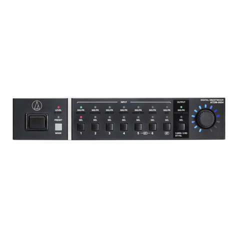 Audio Technica ATDM-0604 User manual
