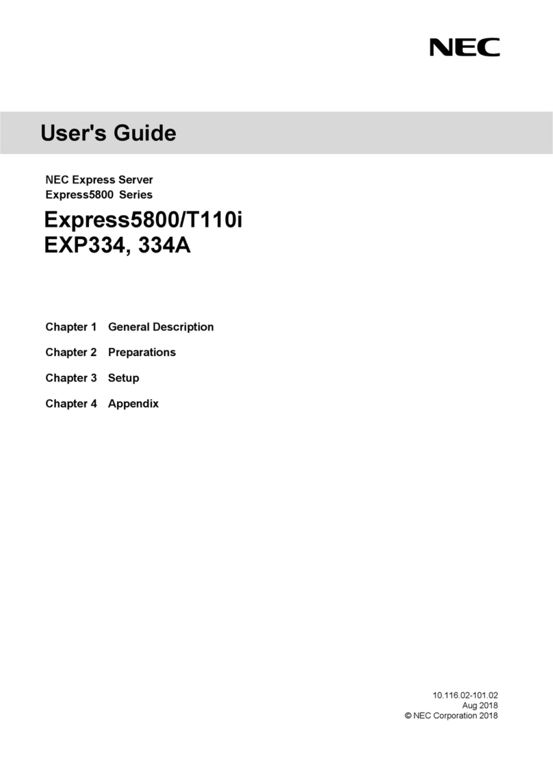 NEC NEC Express5800 Series User manual