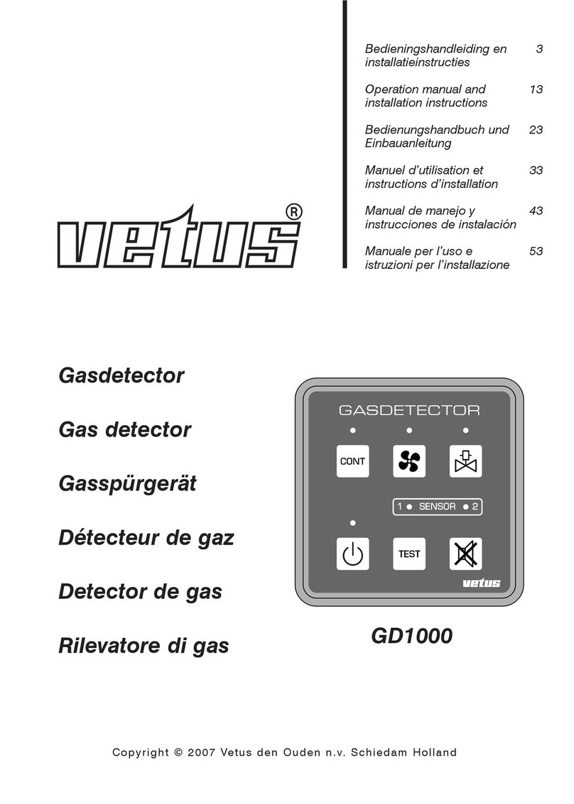 Vetus GD1000 Specification sheet