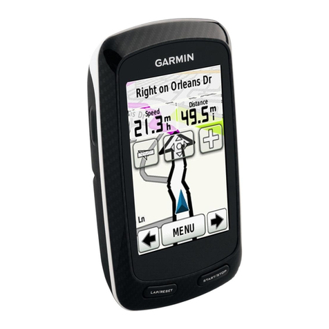 Garmin Edge 800 owner's manual