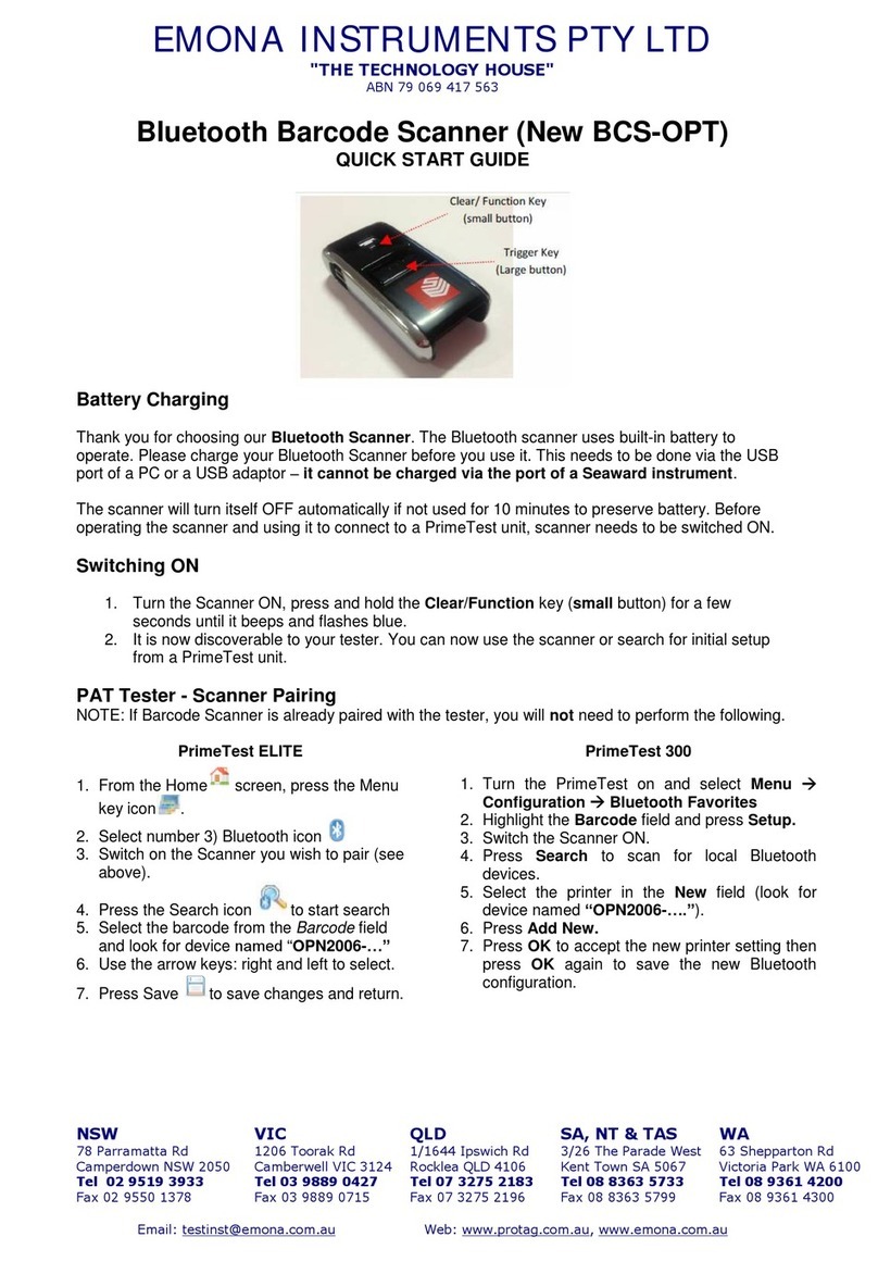 Emona Instruments Pty Ltd BCS-OPT quick start guide