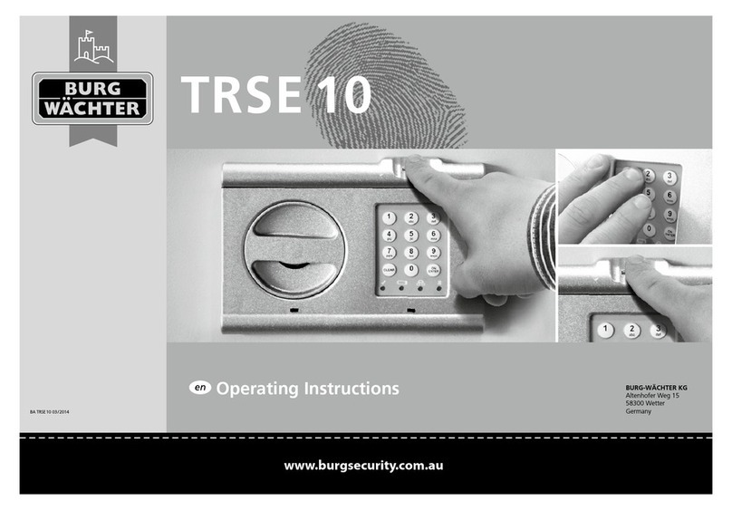 BURG-WACHTER TRSE 10 User manual