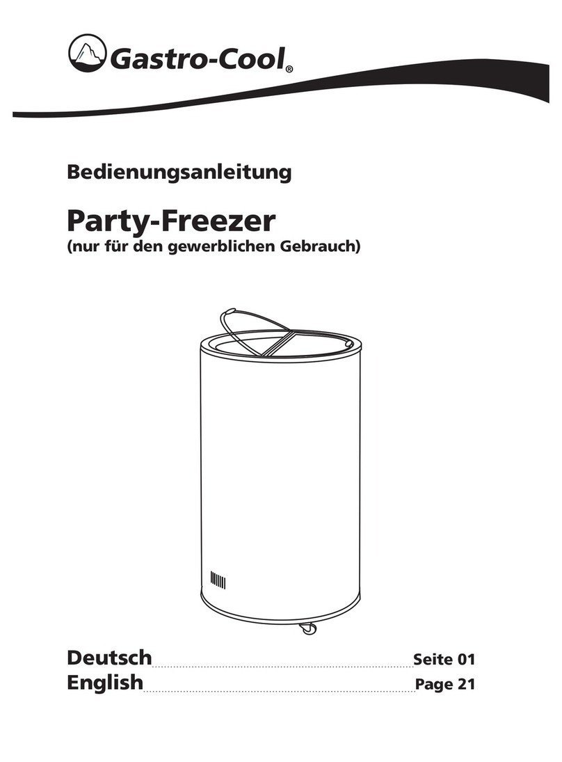 Gastro-Cool GCPF80 User manual