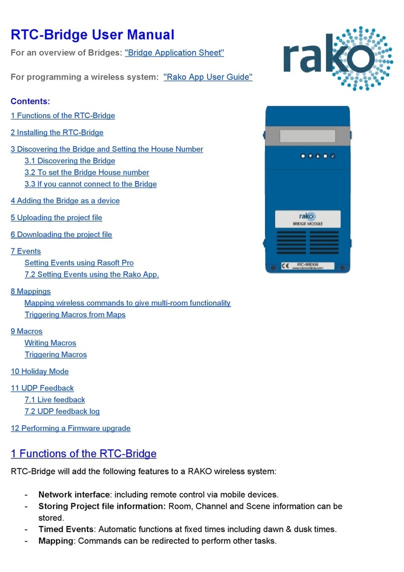 rako RTC-Bridge user manual