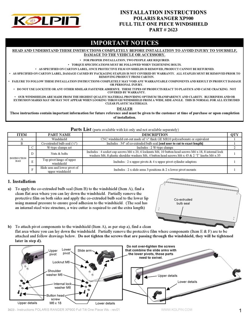 Kolpin 2623 installation instructions