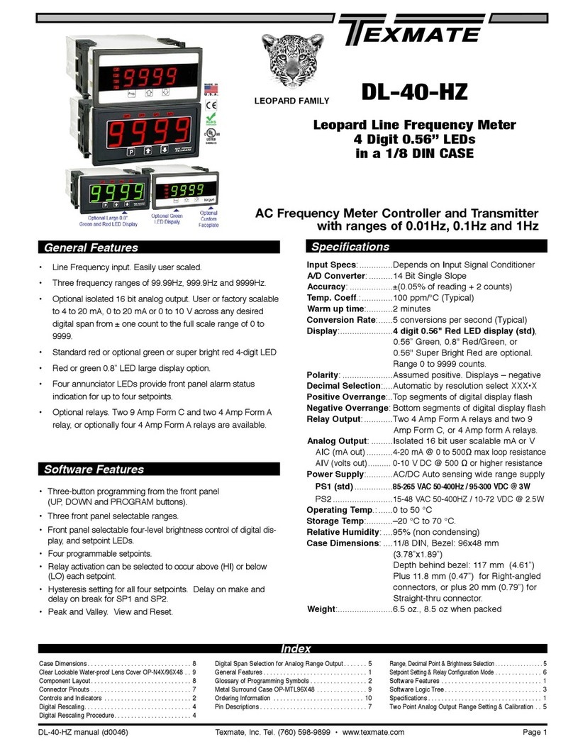 Texmate Leopard Series user manual