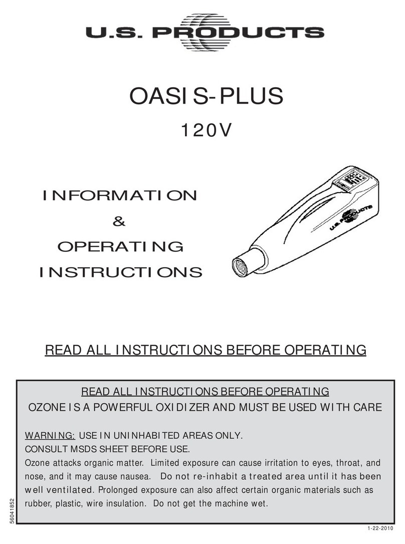 U.S. Products OASIS-PLUS Information & operating instructions