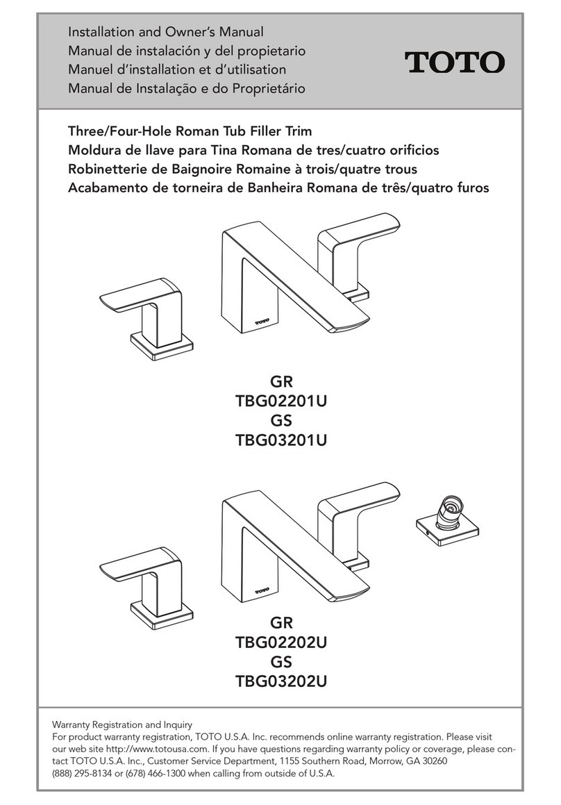 Toto GS TBG03201U Installation instructions