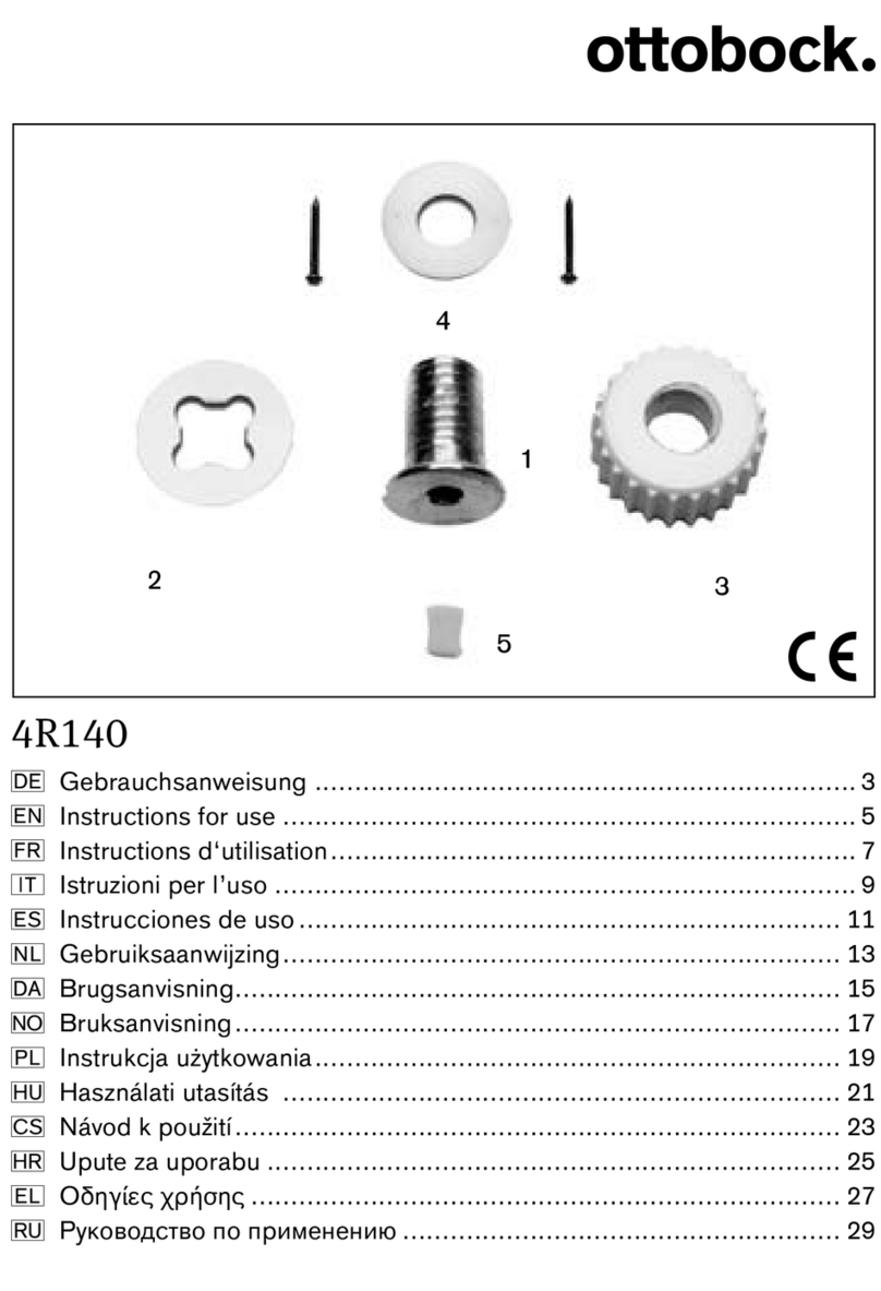Otto Bock 4R140 Instructions for use